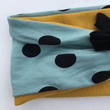 Indlæs billede til gallerivisning Pige pandebånd med aftageligt bånd. - TrikkerDesign