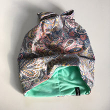 Indlæs billede til gallerivisning Børne hue i bohéme med sløjfe. Str.4-8 år - TrikkerDesign