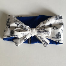 Indlæs billede til gallerivisning Pige pandebånd med dyr og sløjfe. Str.2-4 år - TrikkerDesign