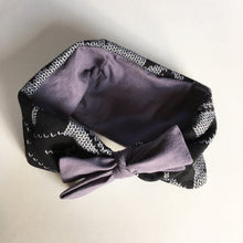 Indlæs billede til gallerivisning Pige pandebånd med sløjfe og snefnug. Str.6-14 år. - TrikkerDesign