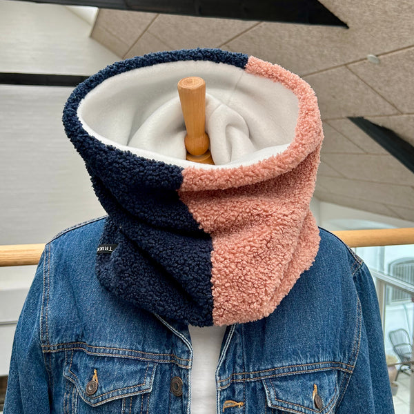 Halsedisse i rosa og blå teddybear