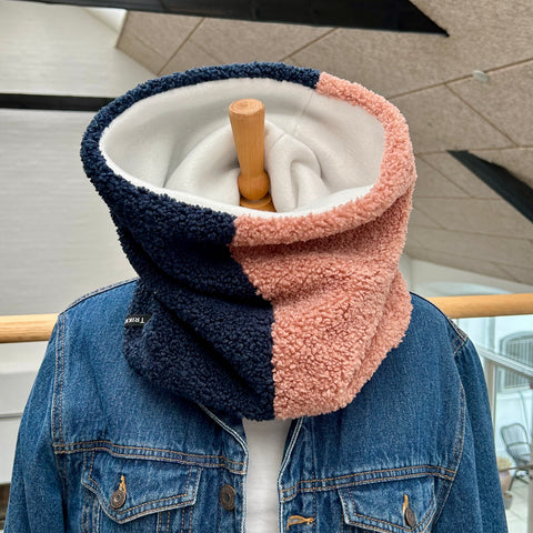 Halsedisse i rosa og blå teddybear