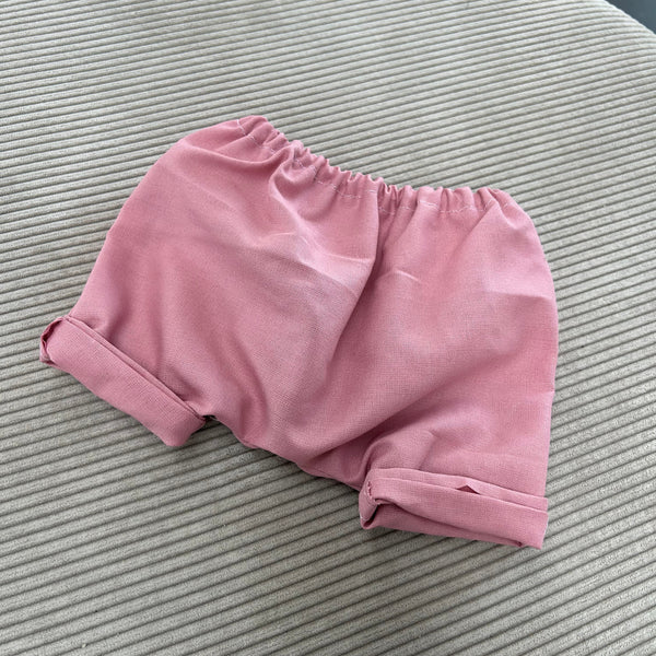 Skønne shorts til bamsen i rosa.