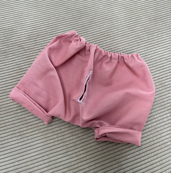 Skønne shorts til bamsen i rosa.