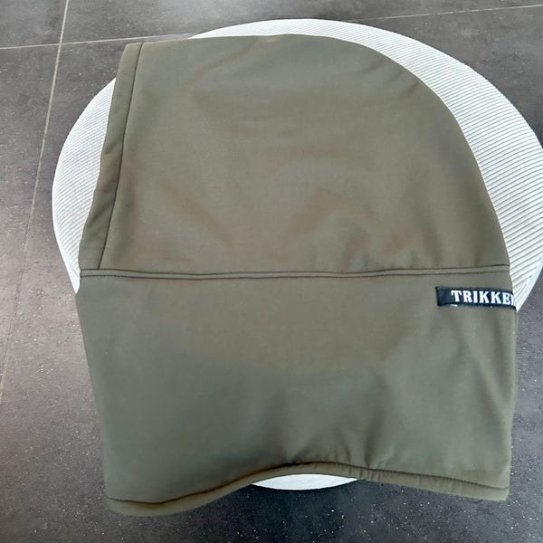 Balaclava i army grøn vandafvisende stof.