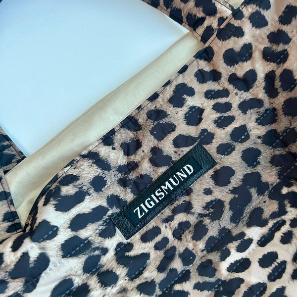 Shopper i quiltet dyreprint