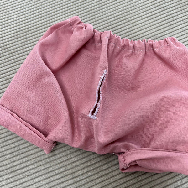 Skønne shorts til bamsen i rosa.