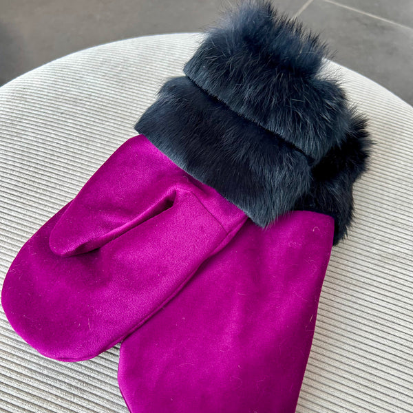 Bløde luffer i skønt blødt velour.