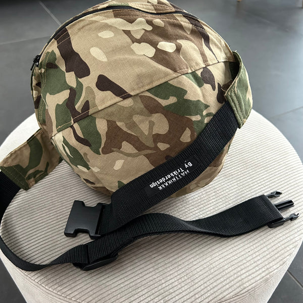Basketboldtaske i camo stof
