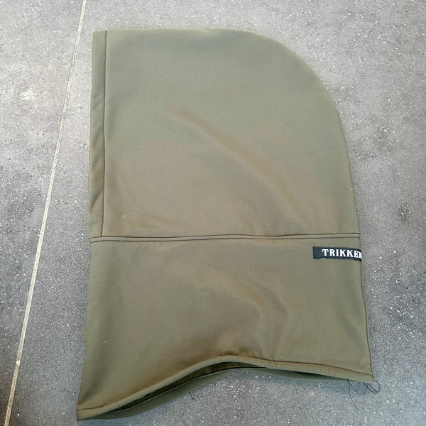 Balaclava i army grøn vandafvisende stof.