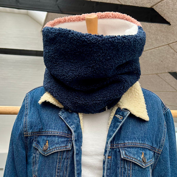 Halsedisse i rosa og blå teddybear