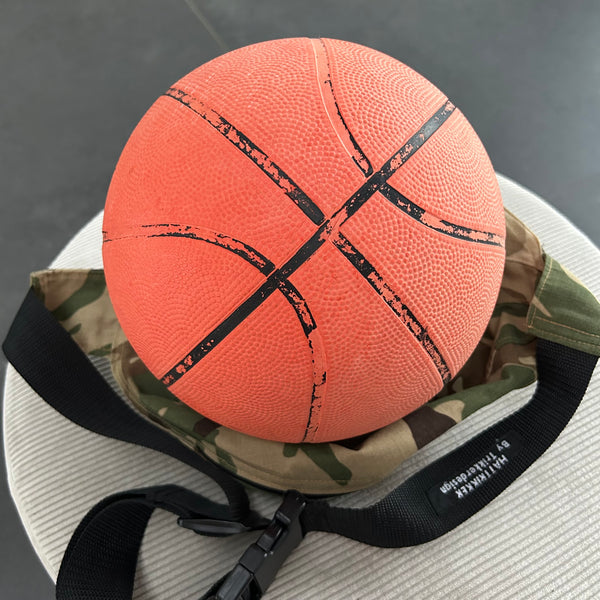 Basketboldtaske i camo stof