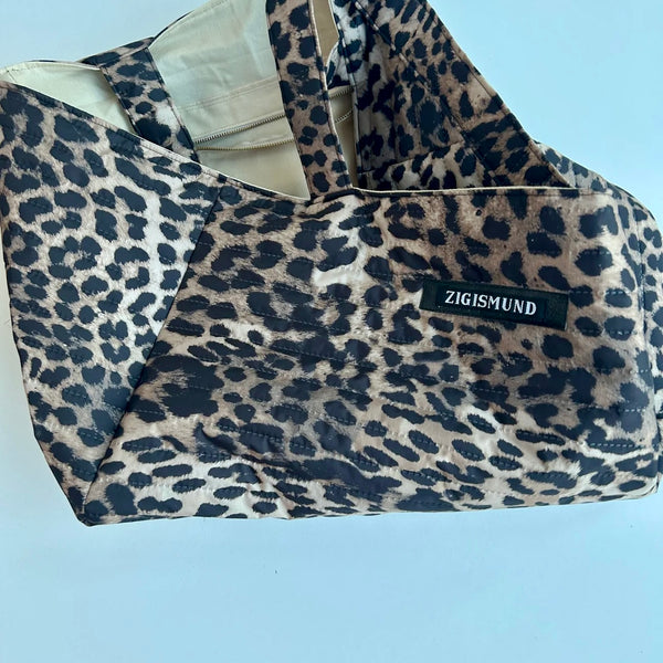 Shopper i quiltet dyreprint