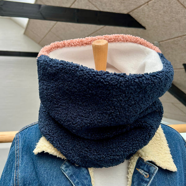 Halsedisse i rosa og blå teddybear