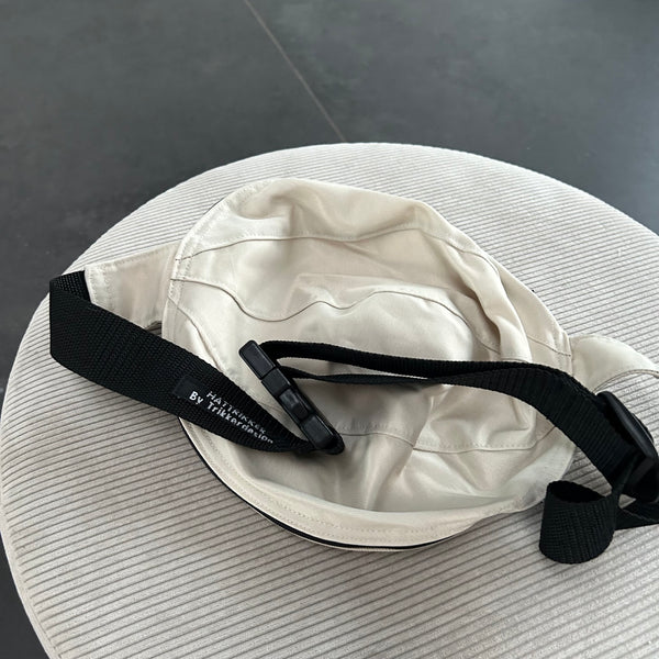 Fodboldtaske i råhvid
