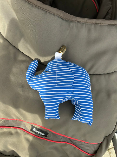 Barnevogns clips med Elefanten Tristan