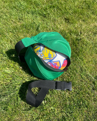 Fodboldtaske i klar grøn