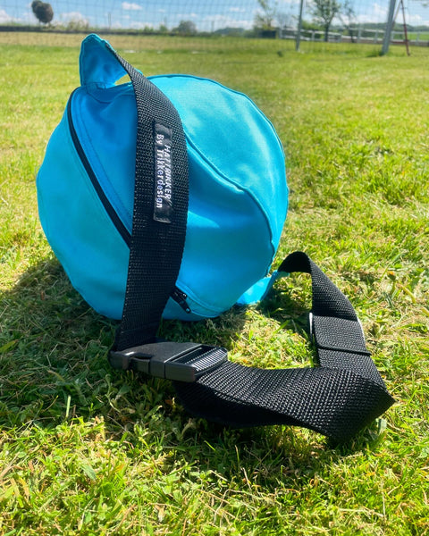 Fodboldtaske i Turkis blå