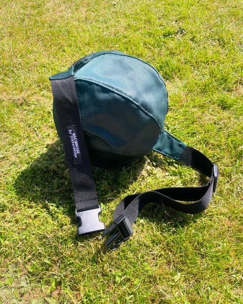 Fodboldtaske i dyb grøn