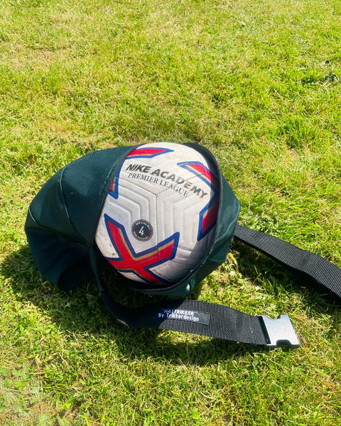 Fodboldtaske i dyb grøn