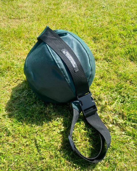 Fodboldtaske i dyb grøn