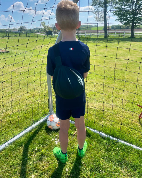 Fodboldtaske i dyb grøn