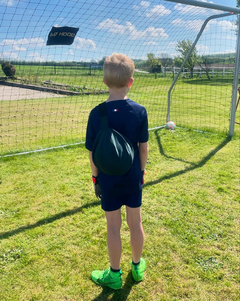 Fodboldtaske i dyb grøn