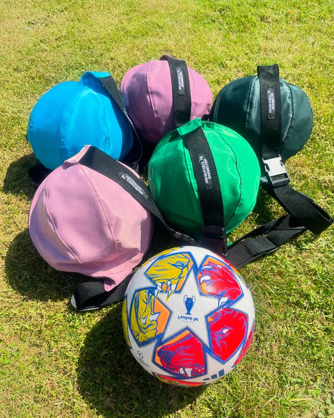 Fodboldtaske i klar grøn