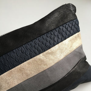 Clutch med "guld" stribe. - TrikkerDesign