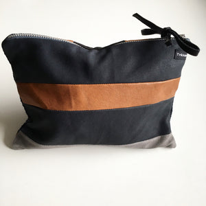 Clutch i stribet skind - TrikkerDesign