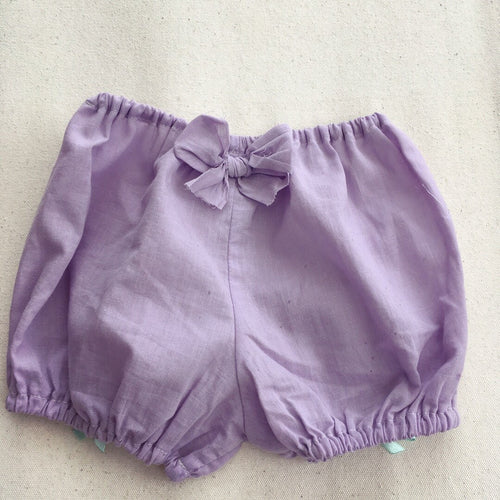 Små skønne lilla bloomers str. 9-18 mdr. - TrikkerDesign