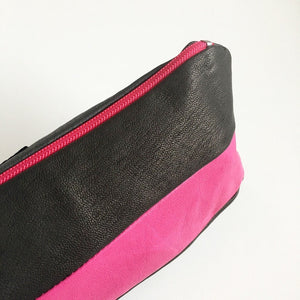 Clutch i Pink og antracit - TrikkerDesign