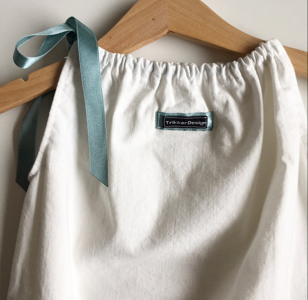 Hvid romantisk kjole (evt. Dåbskjole) - TrikkerDesign