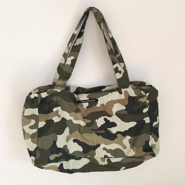 Army taske med lynlås og lille indvendig lomme - TrikkerDesign