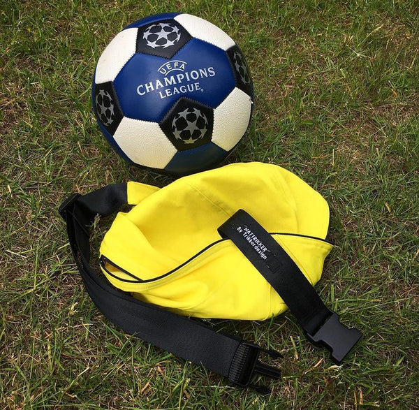 Fodboldtaske i neon gul (til 5’er bold). - TrikkerDesign