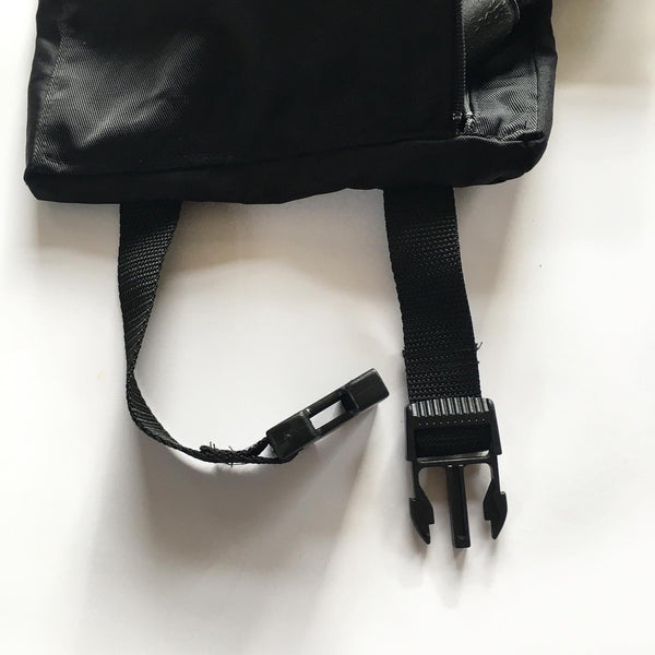 Målmandshandske taske i sort