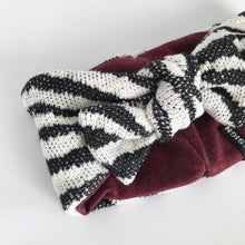 Indlæs billede til gallerivisning Baby Pandebånd i zebra look - TrikkerDesign
