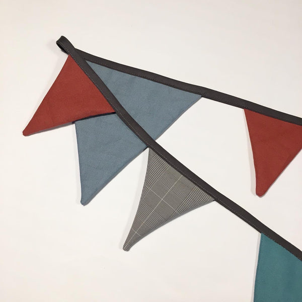 Flagranke med rust, blå og grå flag - TrikkerDesign