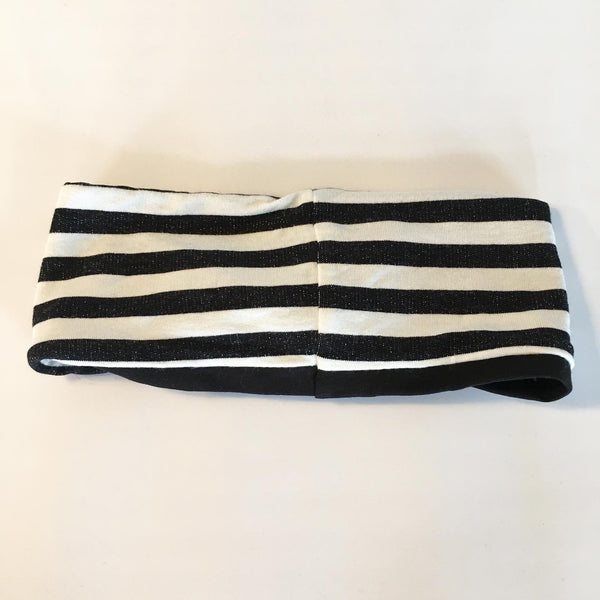 Pandebånd med striber og mint sløjfe - TrikkerDesign