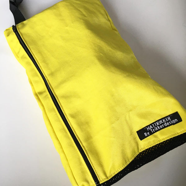 Målmandshandske taske i gul